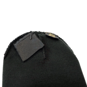 Gorro de Lana RAW Negro con bolsillo secreto