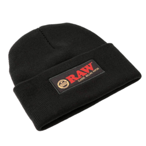 Gorro de Lana RAW Negro con bolsillo secreto