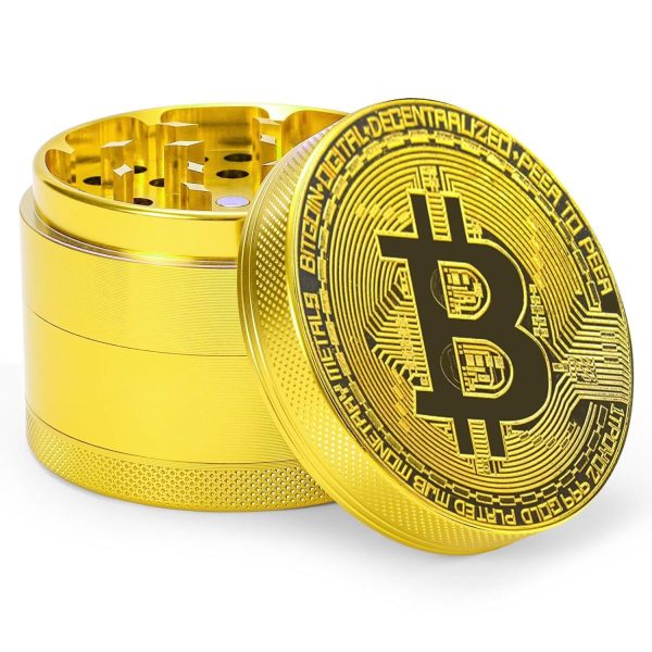 Grinder Bitcoin 4 Piezas 64mm