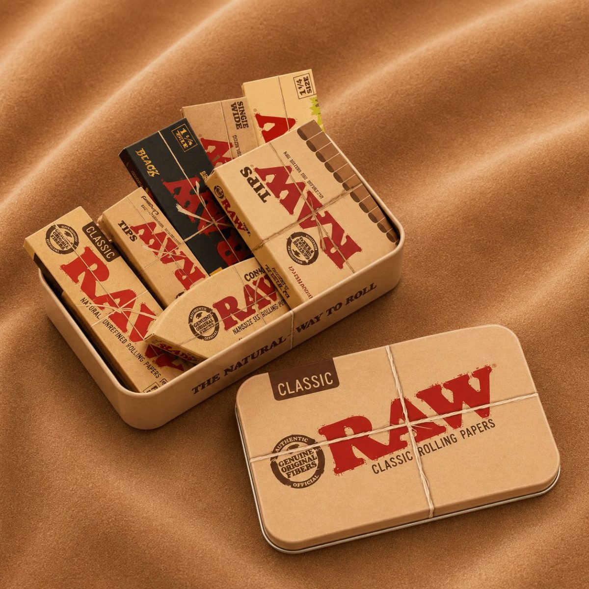 Kit Cajita Metalica RAW Starter Box