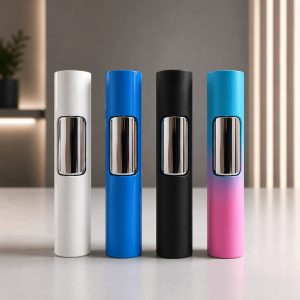 Mini encendedor antorcha de llama rosa