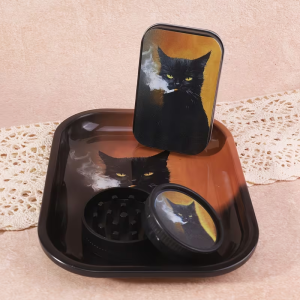 Kit Gatuno 3 en uno - Bandeja + Moledor + Cajita