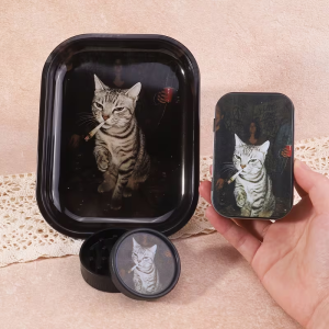 Kit Gatuno 3 en uno - Bandeja + Moledor + Cajita