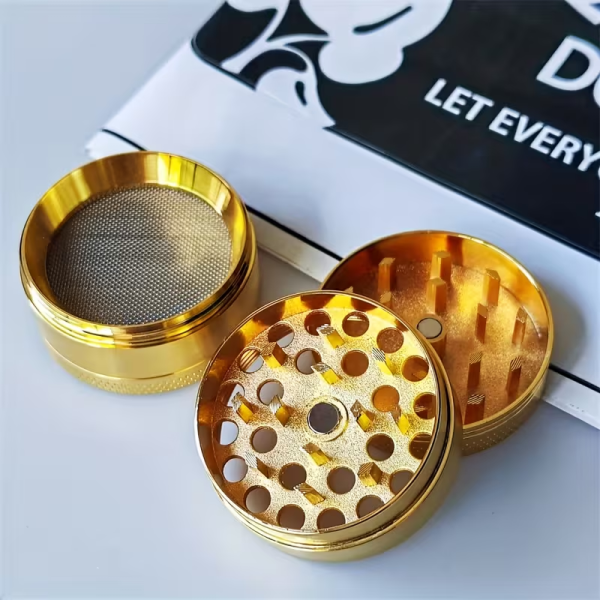 Mini Moledor de 4 partes Dorado 40mm