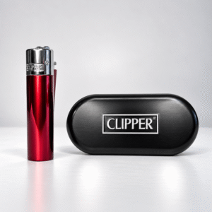 Encendedor Clipper Metálico con estuche