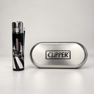 Encendedor Clipper Metálico con estuche