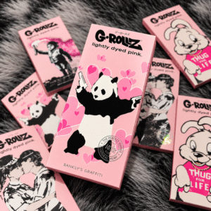 Papelillos G-Rollz King Size + Tips + Bandeja edición Banksy
