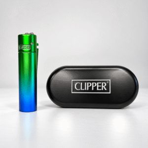 Encendedor Clipper Metálico con estuche