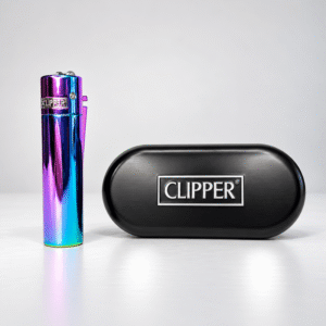 Encendedor Clipper Metálico con estuche