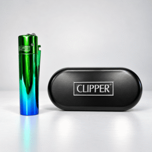 Encendedor Clipper Metálico con estuche