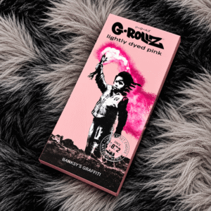 Papelillos G-Rollz King Size + Tips + Bandeja edición Banksy