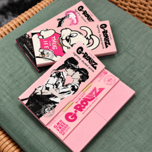 Papelillos G-Rollz King Size + Tips + Bandeja edición Banksy