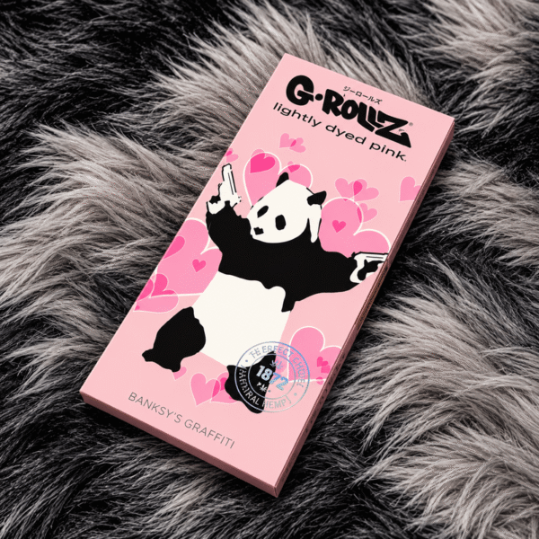 Papelillos G-Rollz King Size + Tips + Bandeja edición Banksy