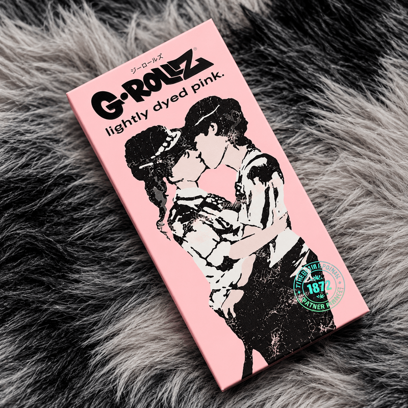 Papelillos G-Rollz King Size + Tips + Bandeja edición Banksy