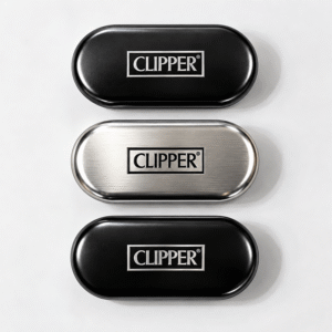 Encendedor Clipper Metálico con estuche
