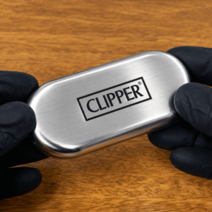 Encendedor Clipper Metálico con estuche