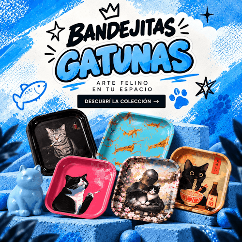 Bandejita Gatuna Metálica